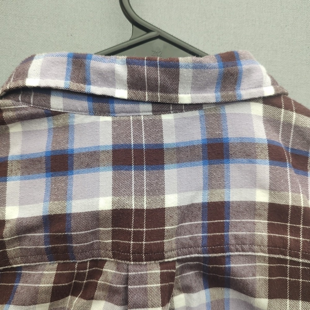 Johnny O Mens Multi-colored Plaid‎ Button Up shirt Long Sleeve Extra Large - Picture 12 of 14